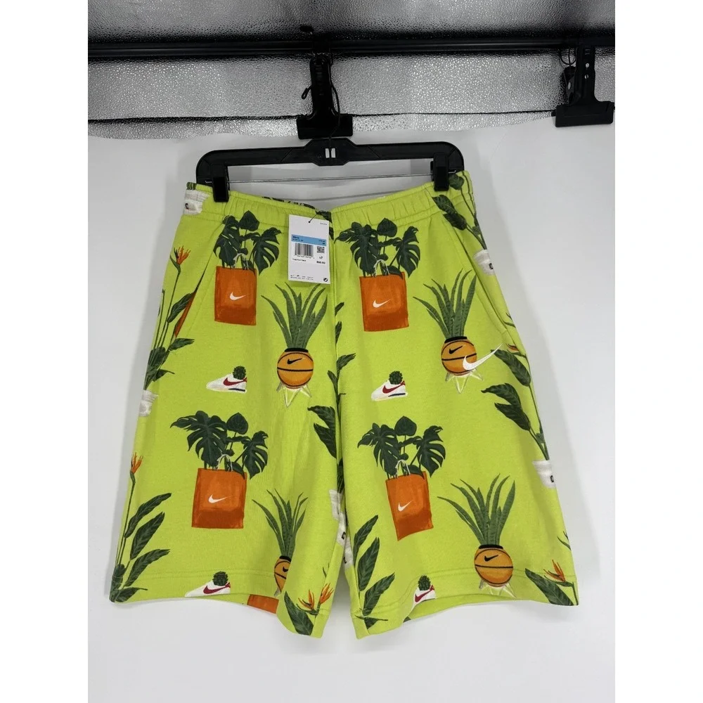 Nike Club Fleece Sweat Shorts Court Cortez Graphic All Over Print AOP